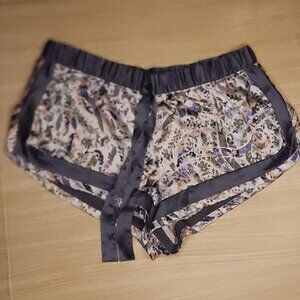 Victoria's Secret Short Silky Slate Blue Pajama Shorts Small